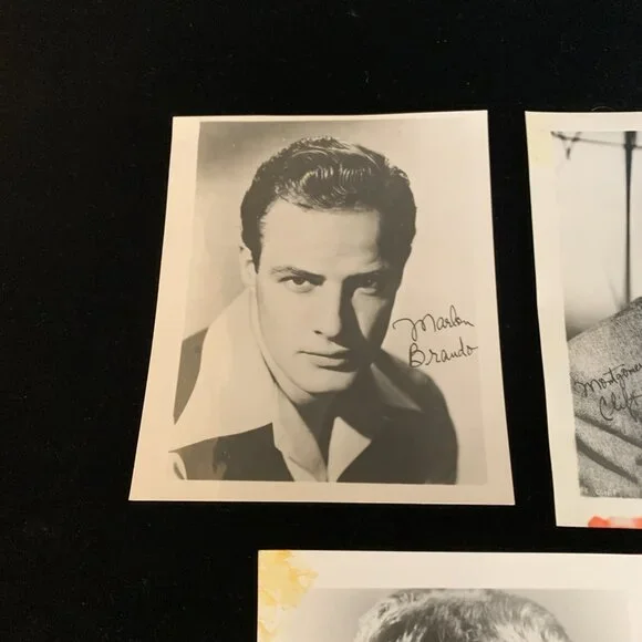 From De Luxe Photo Service 7 Vintage Hollywood Celebrity Actors Portraits B&W's - Picture 2 of 10